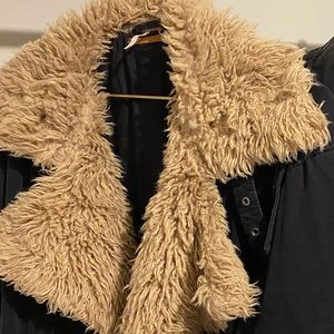 Free People Owen Faux Fur Sherpa Jacket